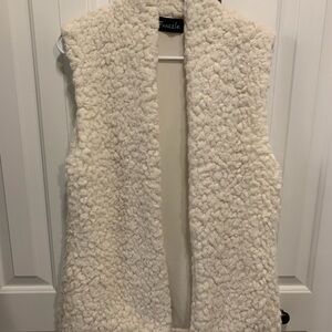 Ivory Sherpa Vest
